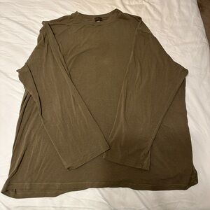 SKIMS Olive Long Sleeve Tee